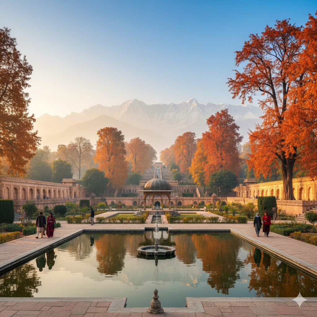 shalimar garden kashmir